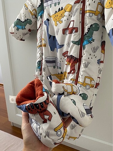 2 Yaş Beden Bebek astronot mont