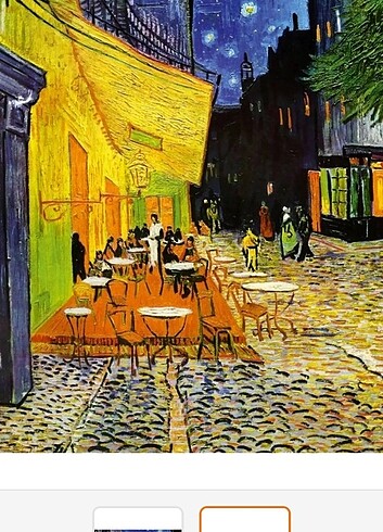 Van Gogh kafe terasa gece yarısı yapboz puzzle 1000 parça 