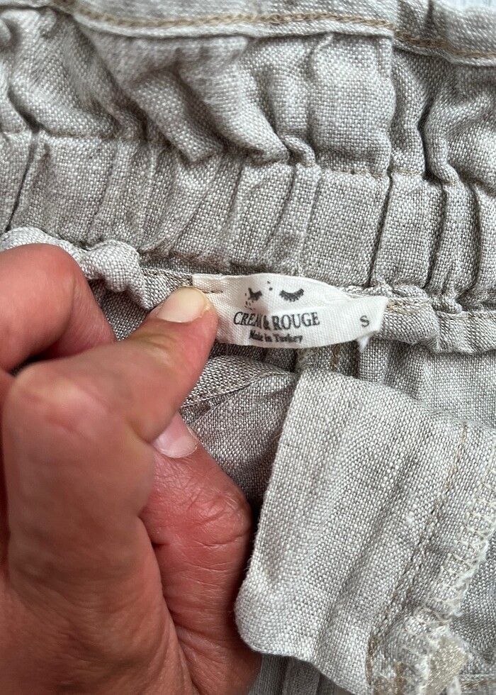 Ham keten pantolon - Görsel 3