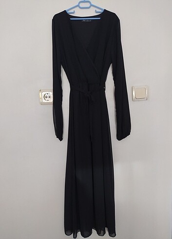 Trendyol & Milla Siyah uzun elbise 