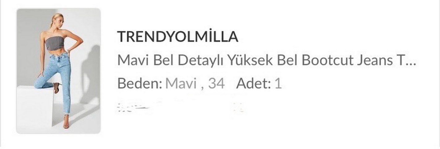 Yüksek bel bootcout jean - Görsel 4