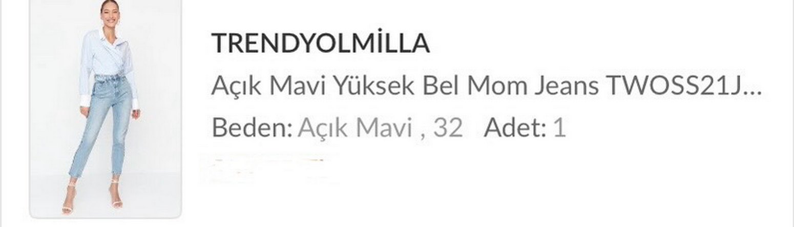 Mom jean kadın pantolon - Görsel 4