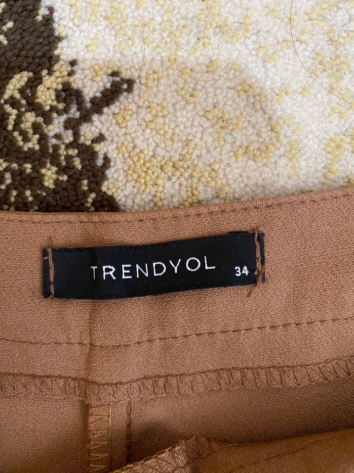 Yüksek bel kargo pantolon - Görsel 2