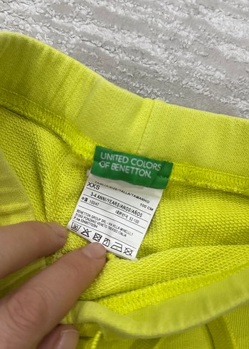 Sarı Kız Çocuk Rahat Eşofman Altı - Görsel 2