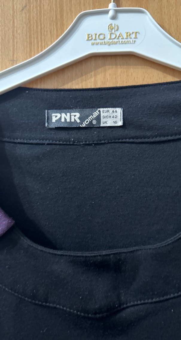 Mor Baskılı Gotik Uzun Kollu Hamile Elbisesi - Görsel 3