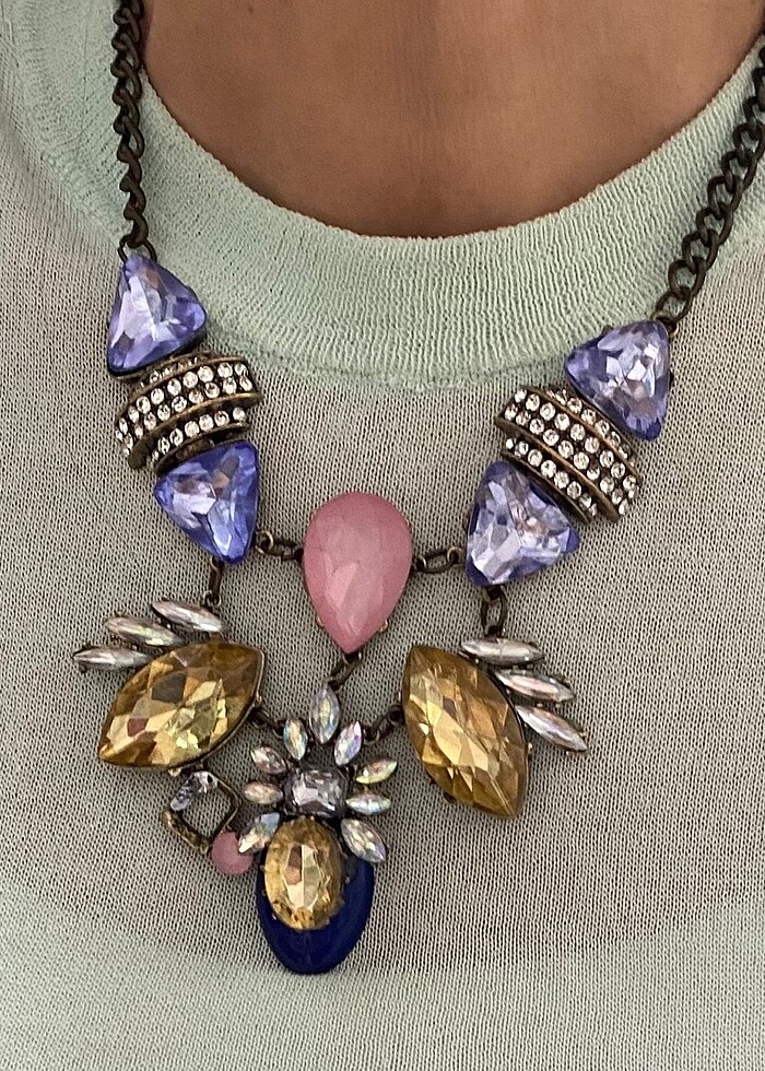 Kolye taşlı - Görsel 2