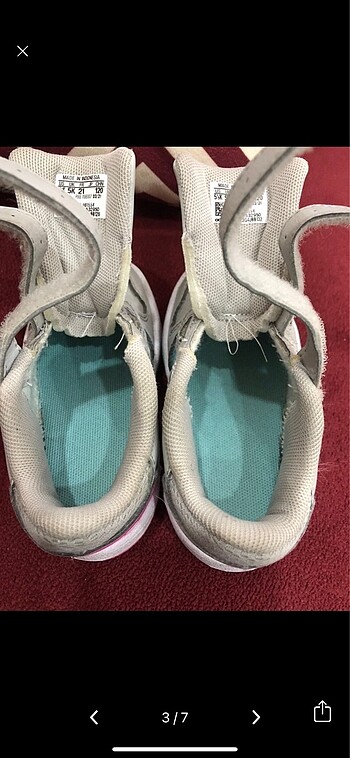 21 Beden Adidas kız çocuk ayakkabısı 21 numara