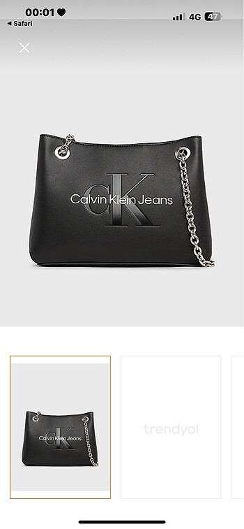 Calvin klein çanta zincirli