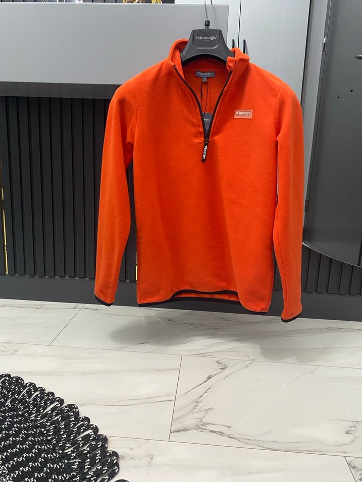 Unisex Dıscovery Expedition Yarım Fermuarlı Sweatshirt - Görsel 2