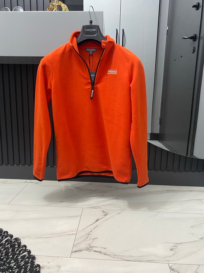 Unisex Dıscovery Expedition Yarım Fermuarlı Sweatshirt - Görsel 3