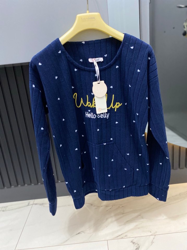 She fame kadife pijama takımı  - Görsel 2