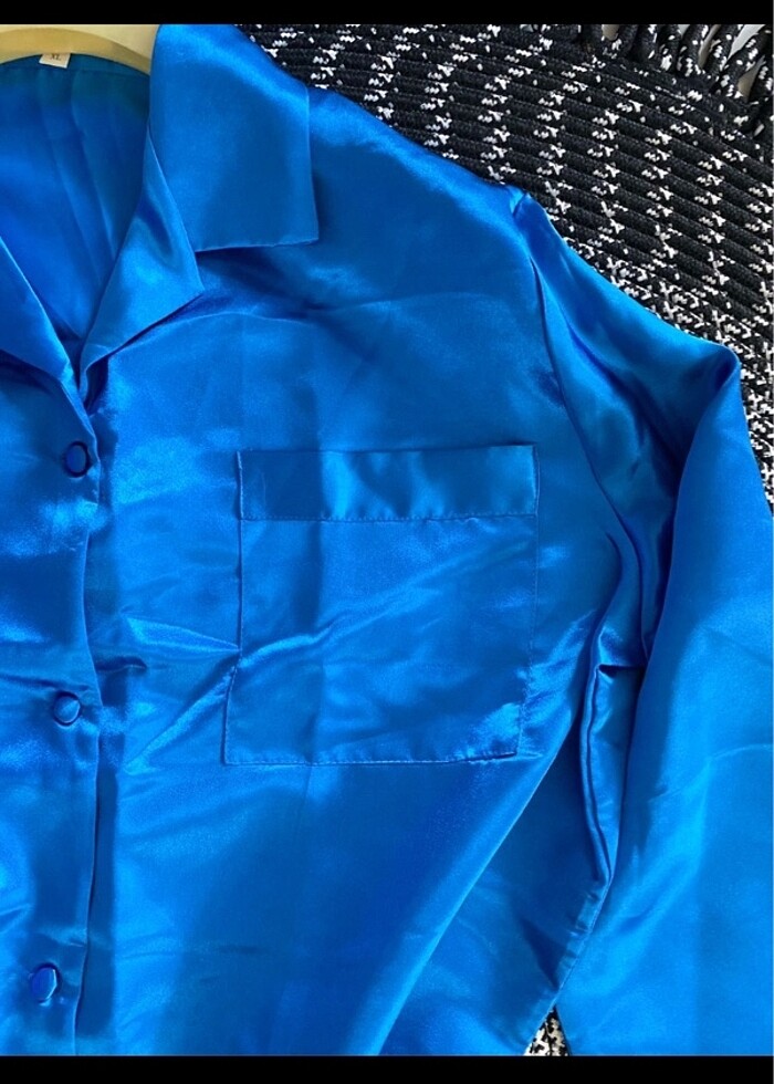 Saten pijama takımı - Görsel 5