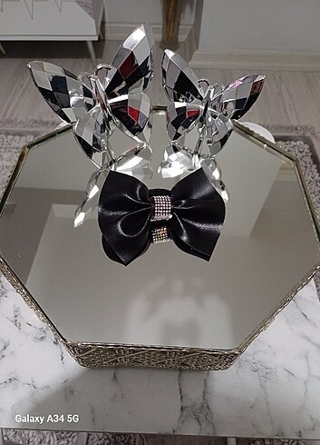 Deri taşlı fiyonk toka - Görsel 2