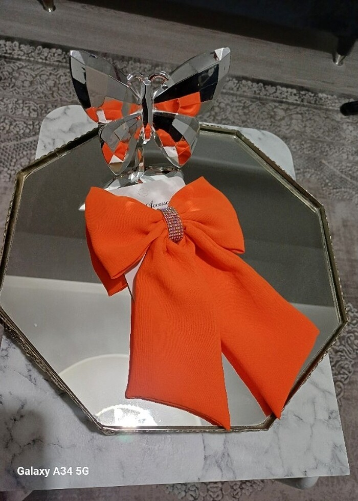 Taşlı fiyonk toka  - Görsel 2