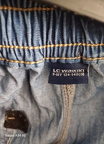 10 Yaş Beden mavi Renk 9-10 yaş lcw yazlık pantolon