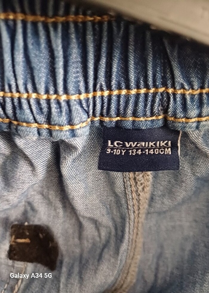 9-10 yaş  lcw yazlık pantolon  - Görsel 4
