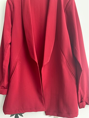 40 Beden kırmızı Renk Blazer ceket