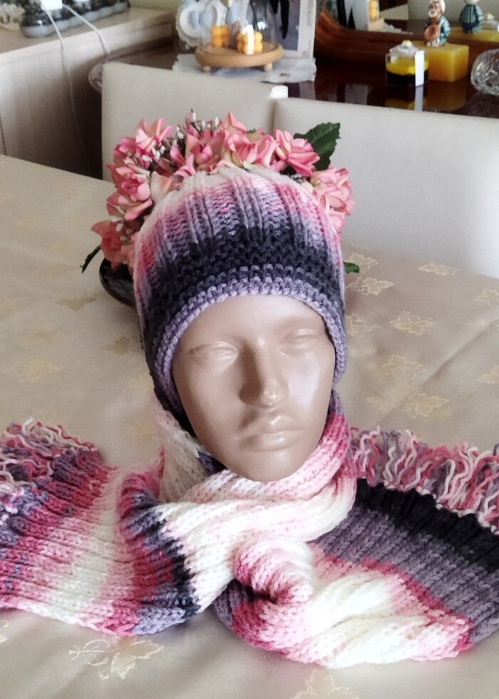 Atkı bere seti - Görsel 3