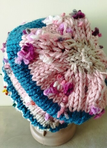 El örgüsü kışlık Bere - Görsel 2