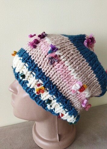 El örgüsü kışlık Bere - Görsel 3