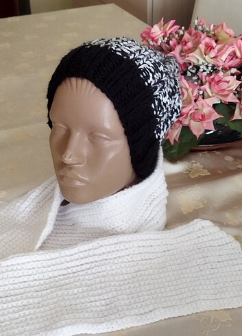 Kışlık bere atkı takim - Görsel 3