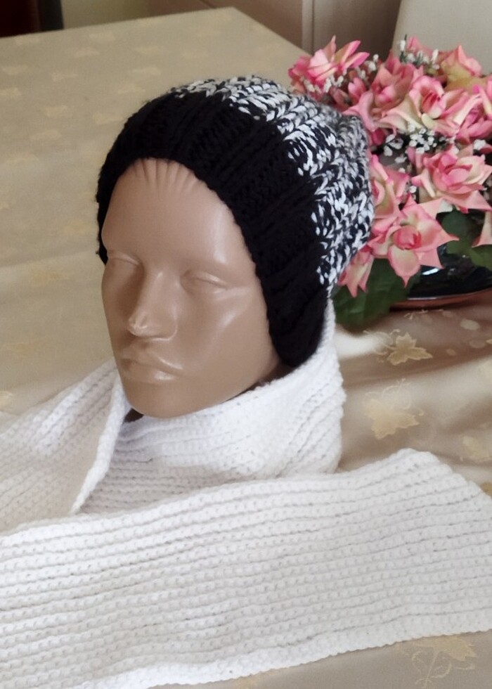 Kışlık bere atkı takim - Görsel 3