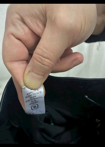 Zincir Detaylı Siyah Deri Kadın Çanta - Görsel 3