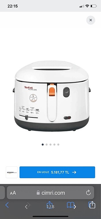 Tefal fritöz
