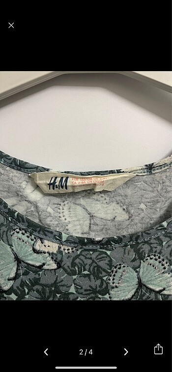 H&M Hm Elbise 6/8 yaş