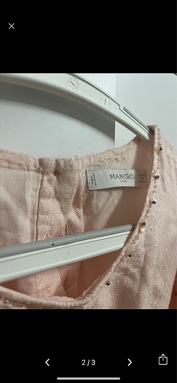 Mango Mango Kız Çocuk Elbise 7 8 yaş
