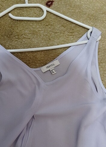 İpekyol açık lila bluz - Görsel 3