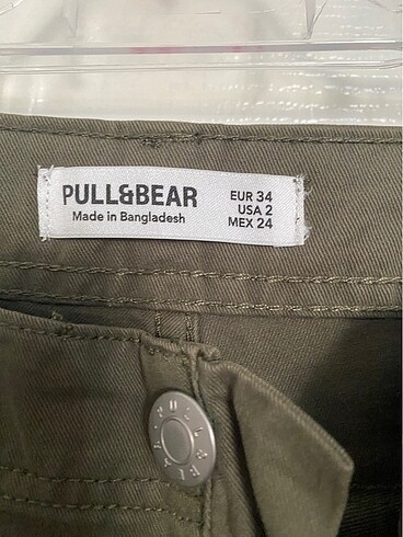 34 Beden Pull Bear Kargo Pantolon