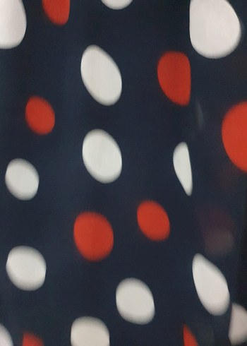 Puantiye Desenli Midi Hamile Etek - Görsel 5