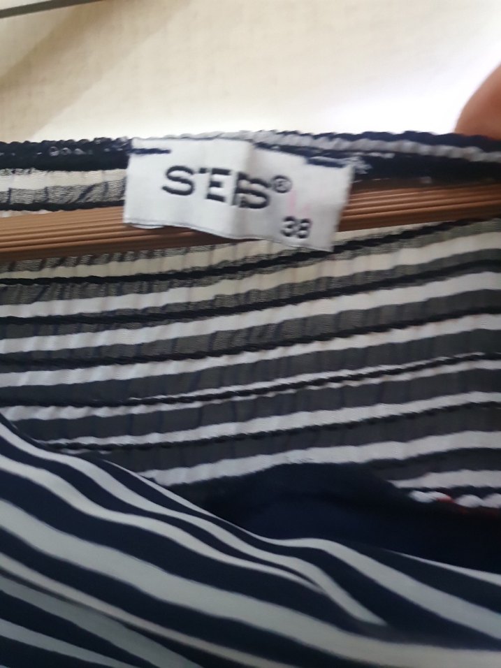 Puantiye Desenli Midi Hamile Etek - Görsel 2