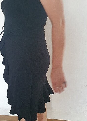Elbise kısa siyah