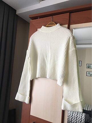 Oversize Kısa Kazak