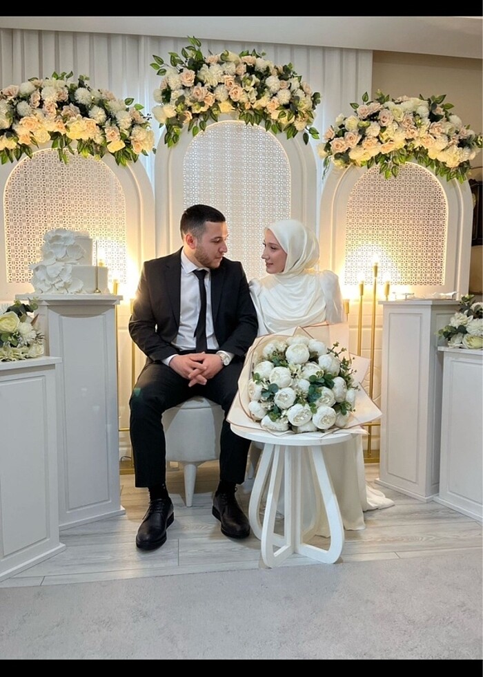 zarifhouse saten nişan söz elbisesi - Görsel 2