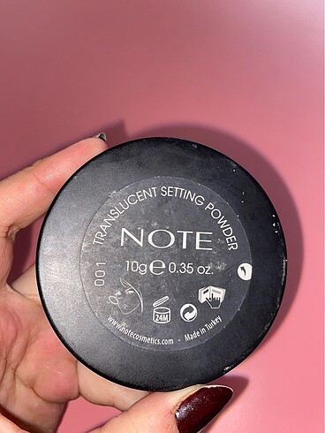  Beden Renk Note transparan pudra