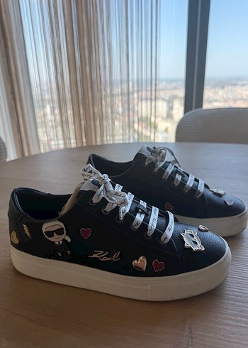 Karl Lagerfeld Siyah Kadın Spor Ayakkabı