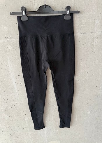 Forever 21 Siyah Elastik Spor Tayt