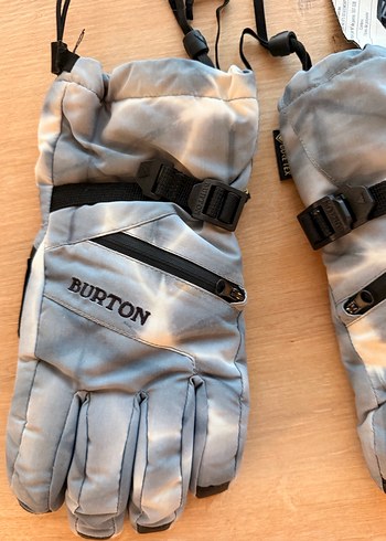 Burton Gri Baskılı Kayak Eldiven - Görsel 2