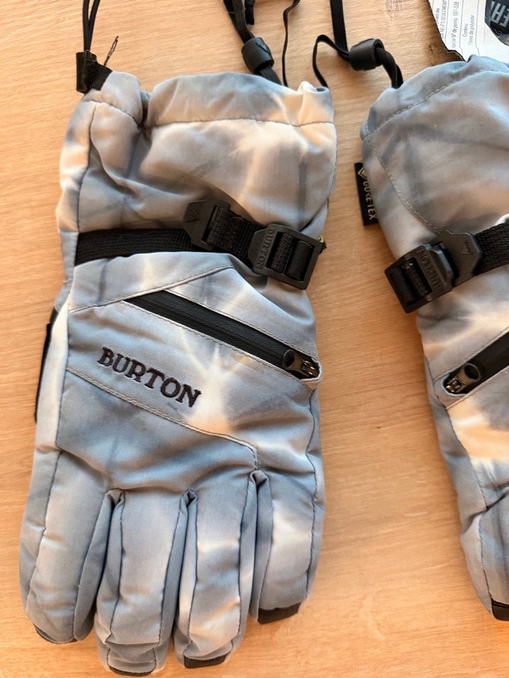 Burton Gri Baskılı Kayak Eldiven - Görsel 2