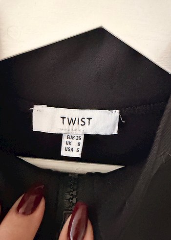 Twist Siyah Fermuarlı Kadın Termal Tulum - Görsel 4