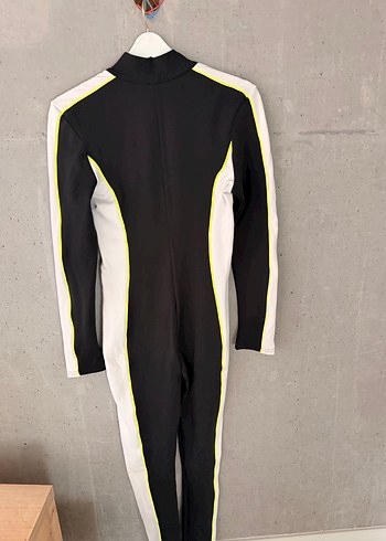 Twist Siyah Fermuarlı Kadın Termal Tulum - Görsel 7