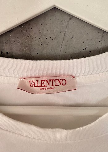 Orjinal Valentino Beyaz Tshirt - Görsel 3