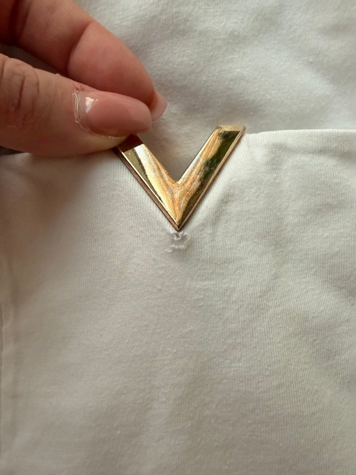 Orjinal Valentino Beyaz Tshirt - Görsel 5