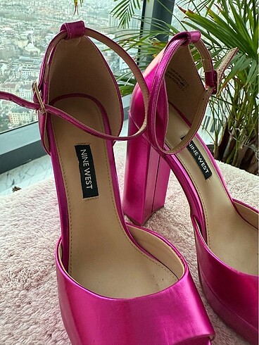 39 Beden pembe Renk Nine West Fulya Platform topuk ayakkabı