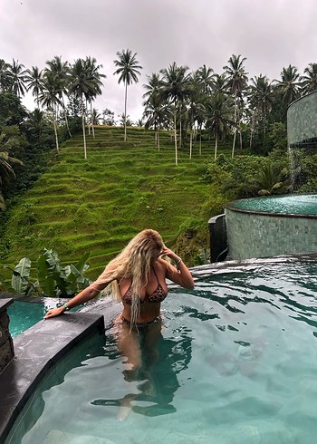 Bohem Leopar Desenli Kadın pareolu bikini takımı - Görsel 6