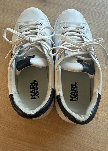 39 Beden Karl Beyaz Kadın Platform Spor Ayakkabı