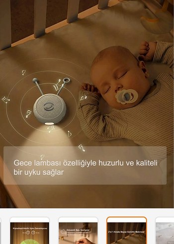 Beyaz Akıllı Bileklik, Radyasyonsuz, Mavi Işık Yok - Görsel 2